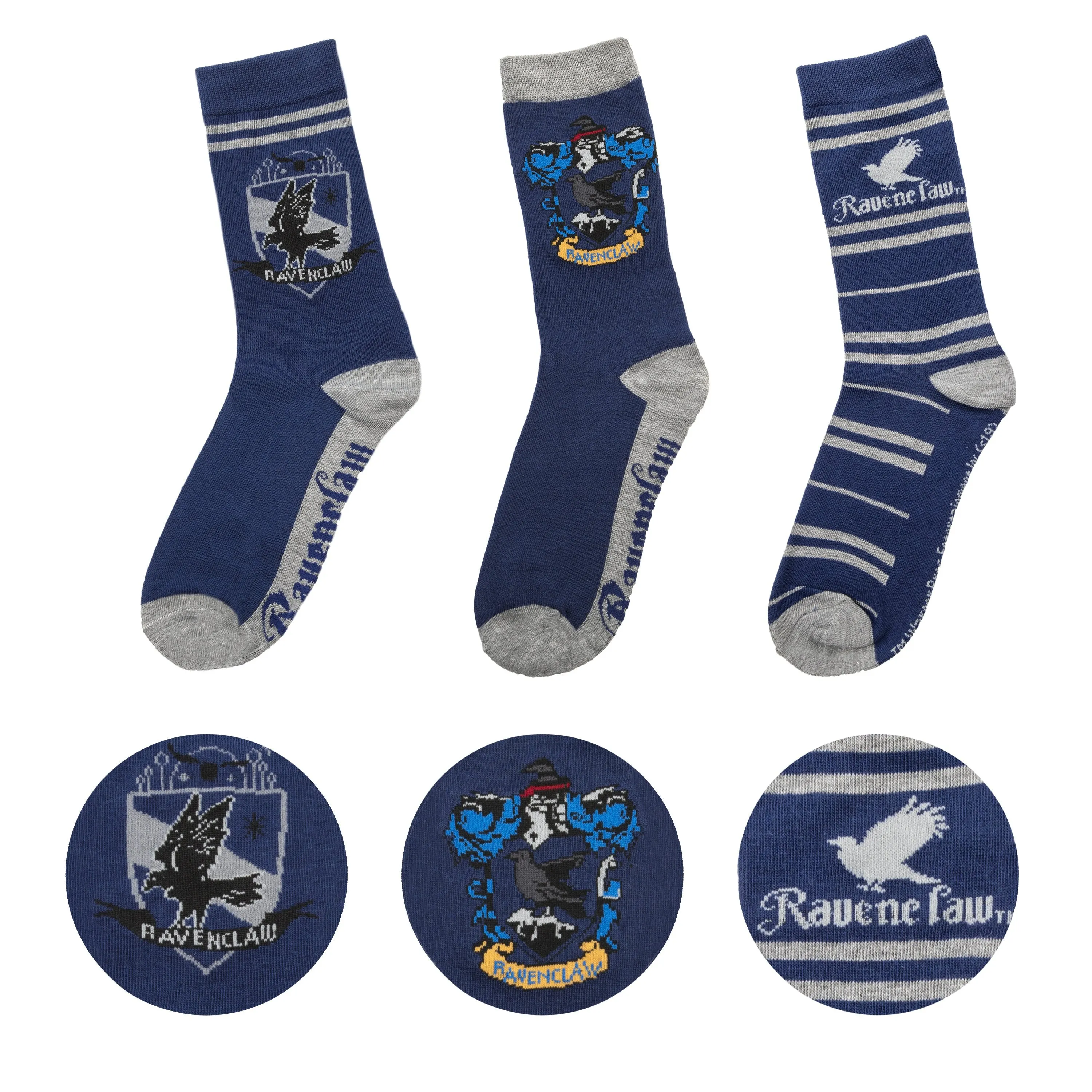 Set of 3 Ravenclaw Socks