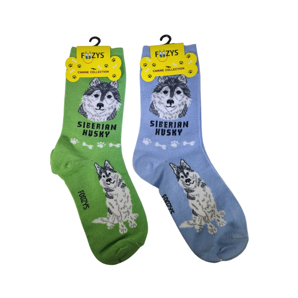 Siberian Husky Women's Crew Socks