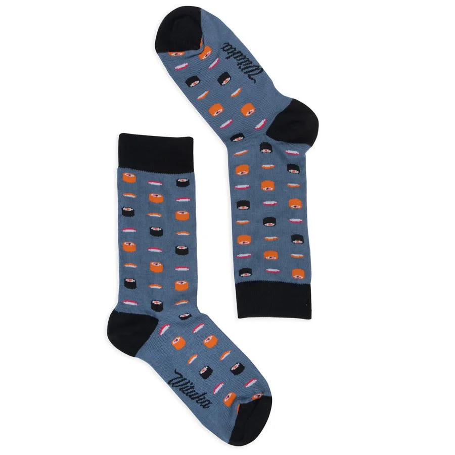 Socks Sushis Blue