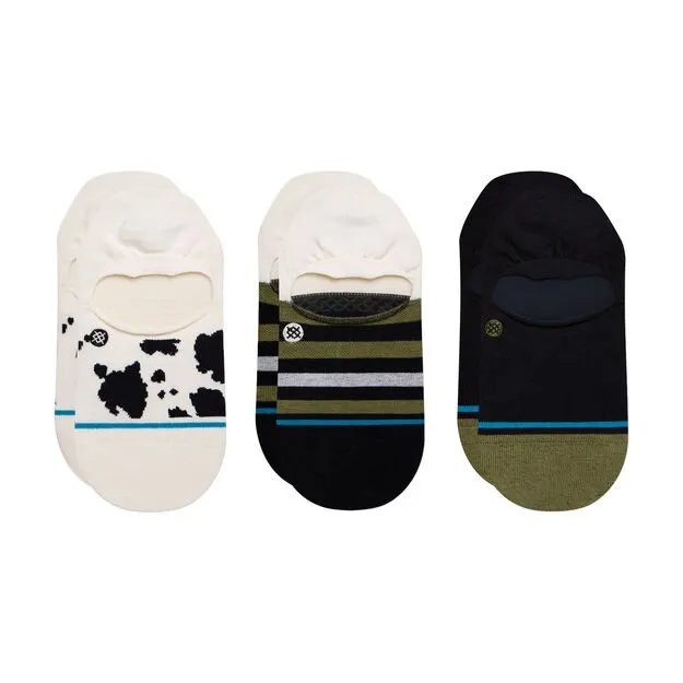 Stance Cow Fuzz No Show 3 Pack