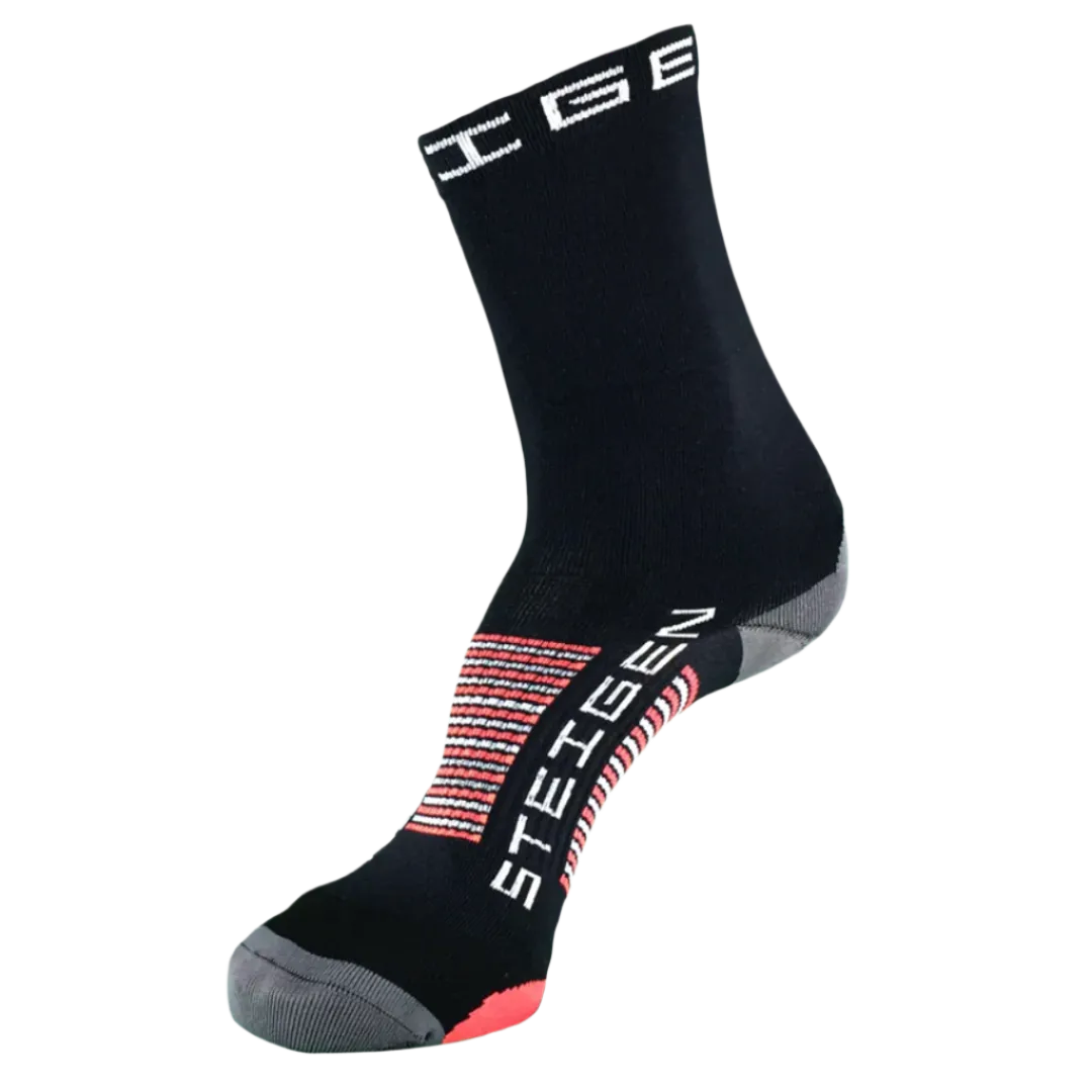 Steigen - Three Quarter Length Running Socks - Black