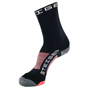 Steigen - Three Quarter Length Running Socks - Black