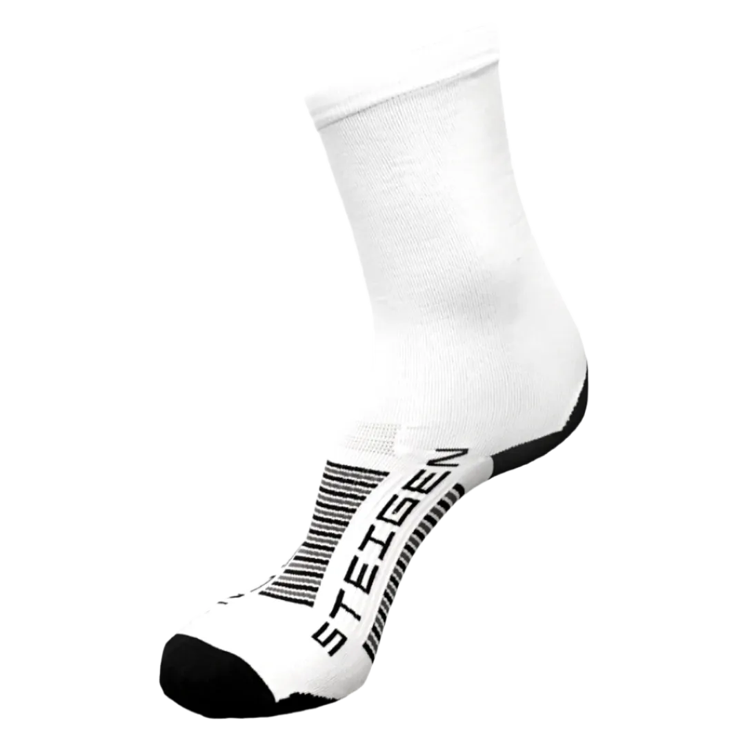 Steigen - Three Quarter Length Running Socks - White