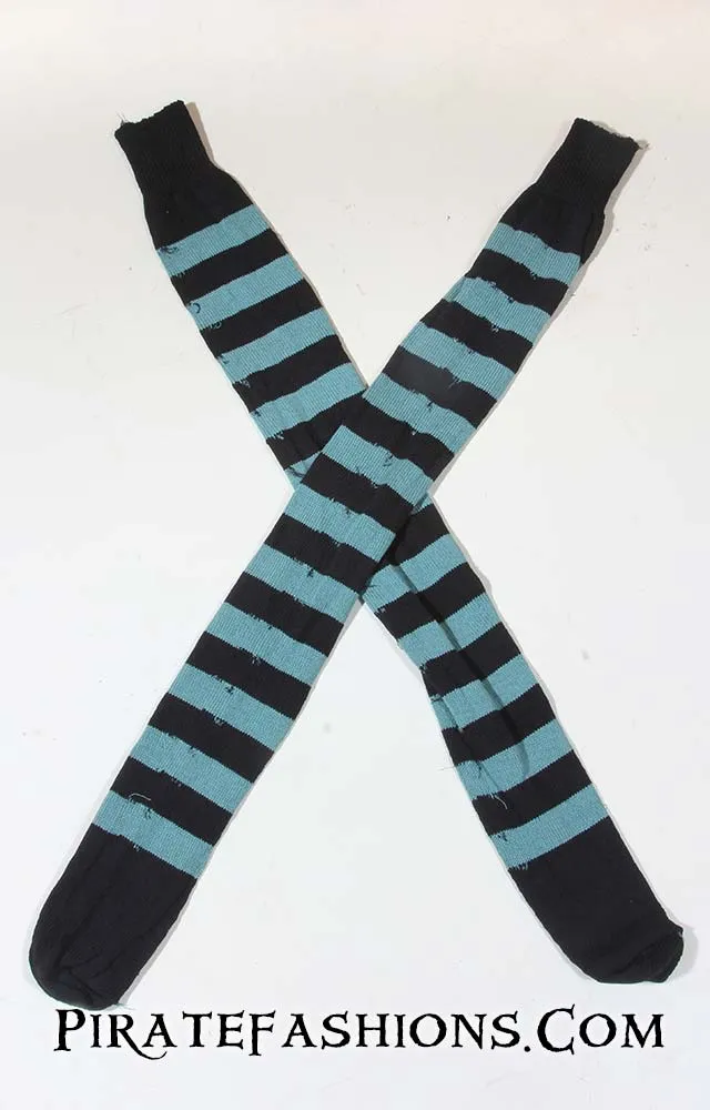 Striped Pirate Knee Socks