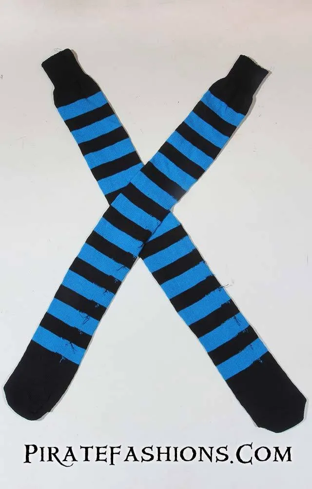 Striped Pirate Knee Socks