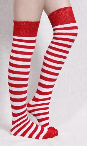 Striped Pirate Knee Socks