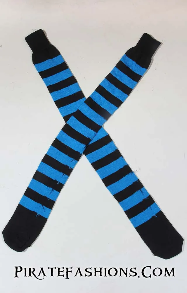 Striped Pirate Knee Socks