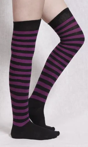 Striped Pirate Knee Socks