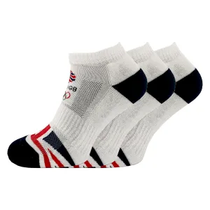 Team GB Flag Cushioned Trainer Socks - 3 pack