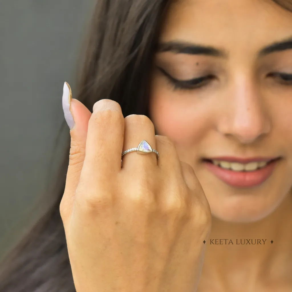 Trillion Tango - Moonstone Ring