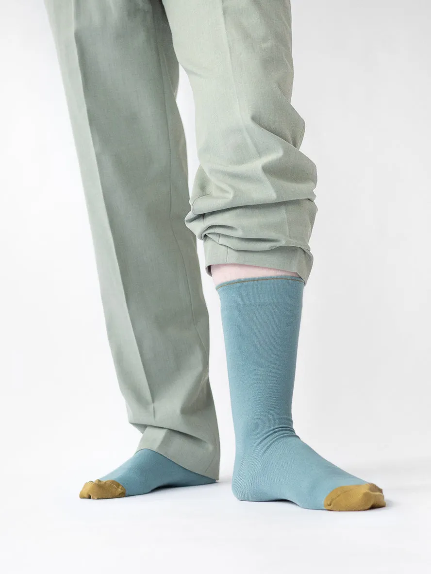 UN212 Blue Green Socks