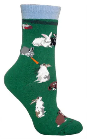 Wheel House Designs Bunny Farm Sock