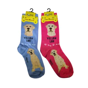 Yellow Labrador Women's Crew Socks